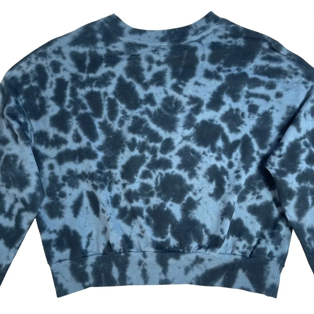Tie Dye Cropped Sweatshirt Women's XS Athleisure Boho Y2K Indie